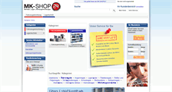 Desktop Screenshot of mk-shop24.de